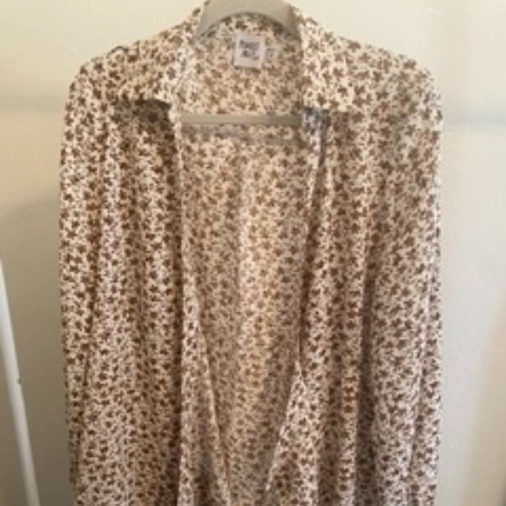Princess Polly Button Up Floral Shirt Size 12